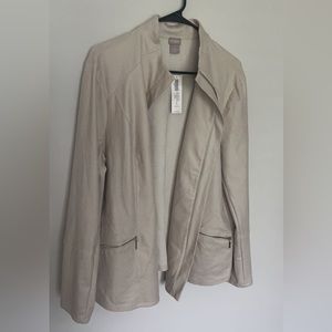 NWT Chinos suede jacket size 3